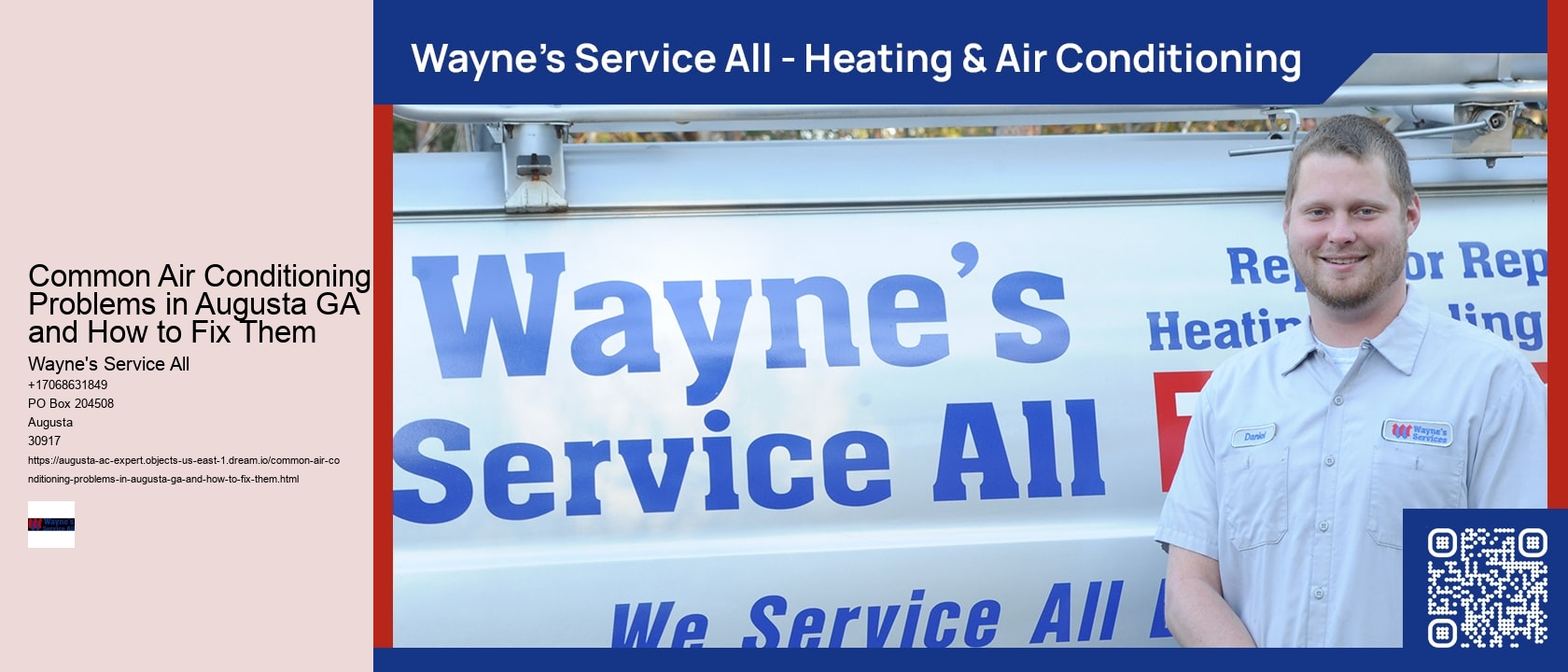 Common Air Conditioning Problems in Augusta GA and How to Fix Them