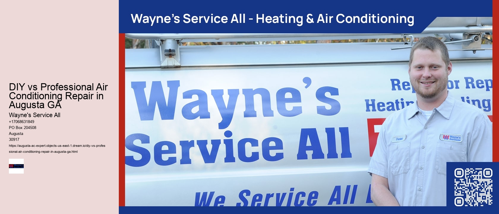 DIY vs Professional Air Conditioning Repair in Augusta GA